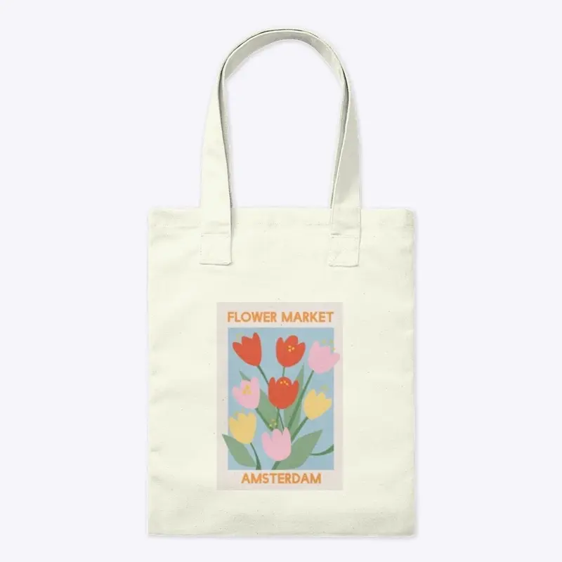 Flower tote bag 